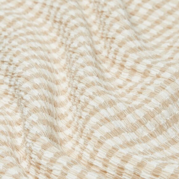 Aritzia Wilfred Jazz Mini Dress | Birch/Escape Gingham | Size M - Picture 8 of 15